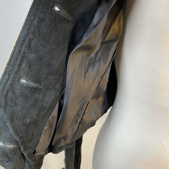 Phoenix Frontier sz S Black Suede Leather Jacket - Picture 11 of 13